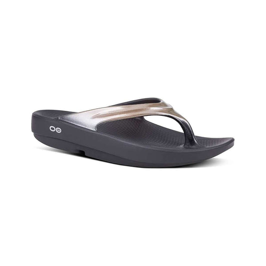 OOFOS Women's OOlala Luxe Sandal Latte