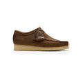 Clarks Of England Men's Wallabe Leather Moccasin Shoes, Beeswax, alternate view 1