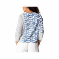 Habitat Women's Amalfi Mixed Floral Print Pullover  Marine