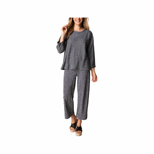 Habitat Women's Monterey Stripe 3/4 Sleeve Seamed Top