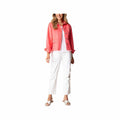Habitat Women's Secret Sauce Peplum Denim Jacket  Coral