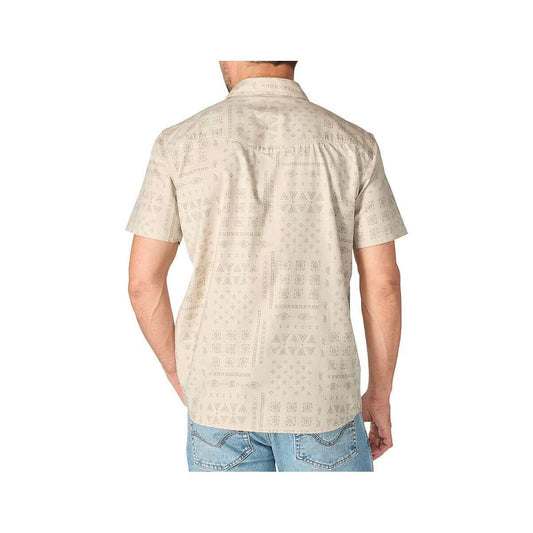 Carhartt Men's Montana Bozeman Relaxed Short Sleeve Plaid Shirt Cobblest Bndna Prnt