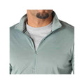 Carhartt Men's Force Sun Defender Relaxed 1/2-Zip Pullover - Tall  Green Slate Htr
