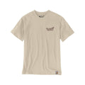 Carhartt Men's Irvine Relaxed Country Short Sleeve T-Shirt - Tall  Oat Milk