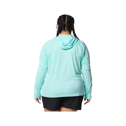 Color swatch for Columbia Women's PFG Tidal Tee II Hoodie - Curvy in Gulf Stream