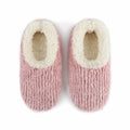 Women's Teddy Bear Fur Snoozies Slippers Light Pink