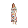 Charlie B Women's Printed Dolman Short Sleeve Maxi Fake Wrap Dress Paisley