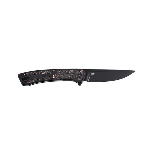 Q Compact Liner Lock Knife - Carbon Fiber Carbon Fiber Inlay