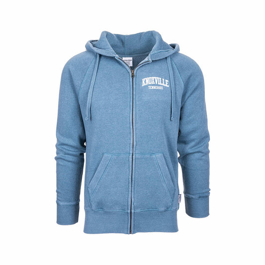 Bay Pointe Knoxville Burnwash Full Zip Hoodie Sea