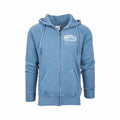 Bay Pointe Asheville Burnwash Full Zip Hoodie Sea