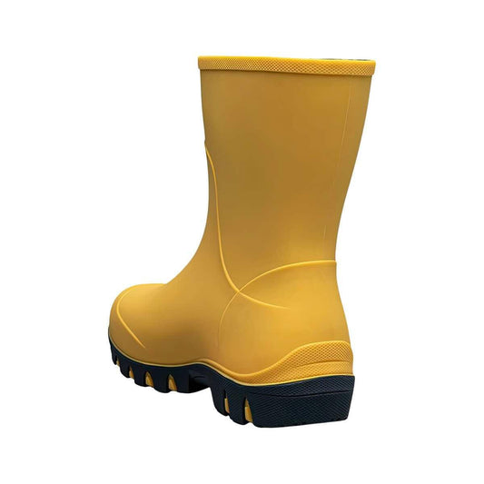 Color swatch for BOGS Kids' Essential Mid Rain Boots in Mustard