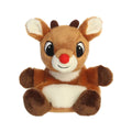 Aurora World Rudolph The Red-Nosed Reindeer Palm Pal Plush Toy