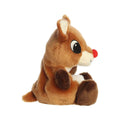 Aurora World Rudolph The Red-Nosed Reindeer Palm Pal Plush Toy