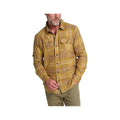 Howler Brothers Men's Harker's Plaid Flannel Shirt, Otter