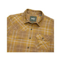 Howler Brothers Men's Harker's Plaid Flannel Shirt, Otter, alternate view 2
