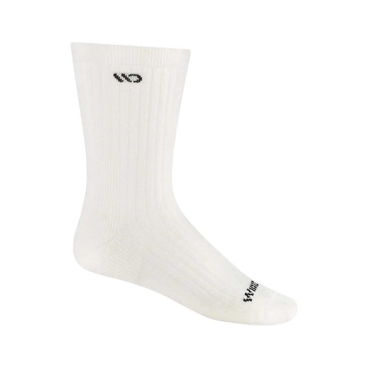 Wide Open Men's Solid Cushioned Micro Crew Socks