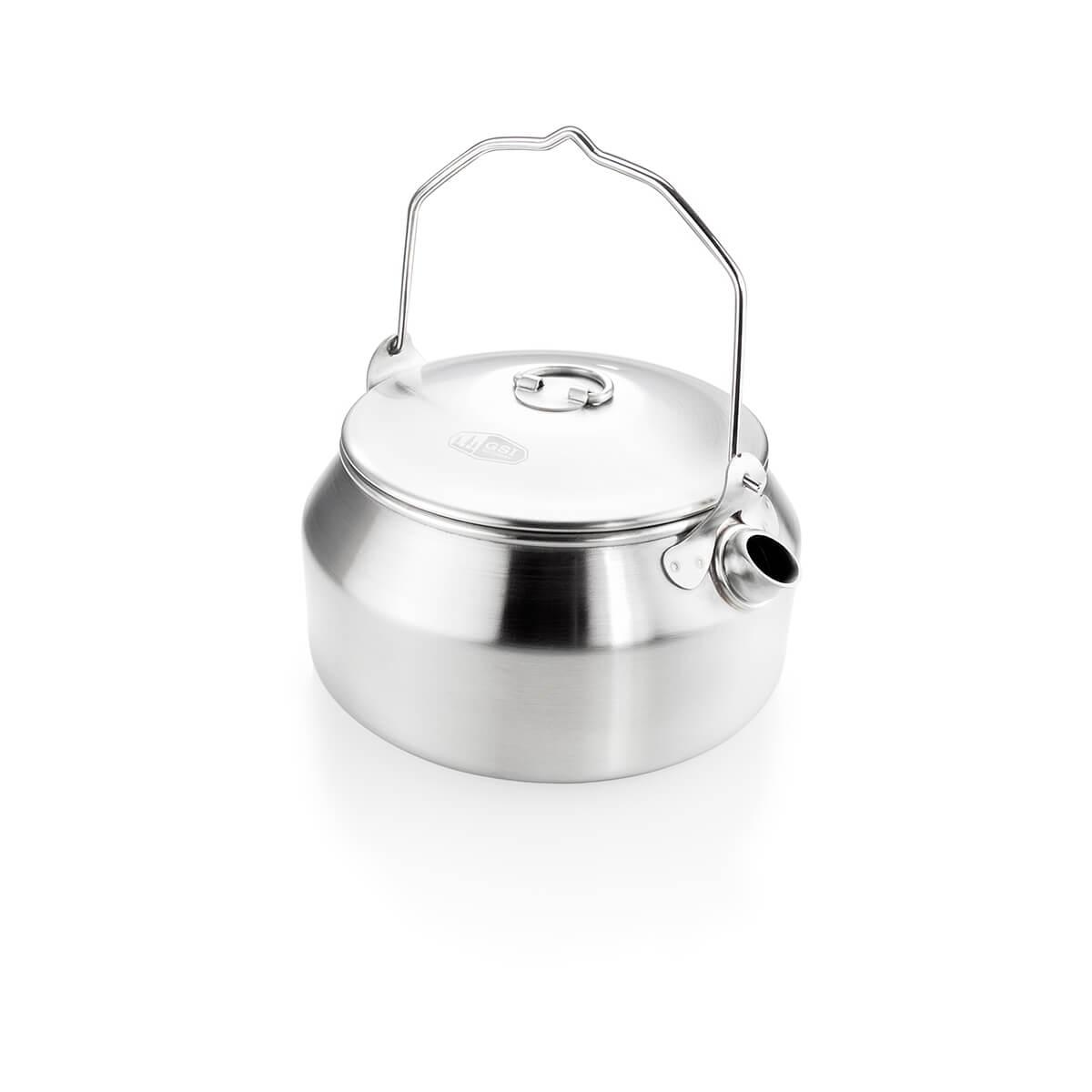 gsi outdoors glacier stainless 1 quart tea kettle GSI Outdoors Glacier Stainless 1 Qt. Tea Kettle