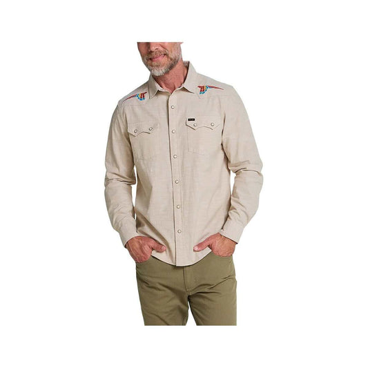 Howler Brothers Crosscut Deluxe Parrot Patrol Long Sleeve Snapshirt