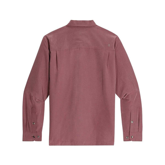 Royal Robbins Men's Desert Pucker Dry Long Sleeve Shirt, Wild Rhubarb, alternate view 1