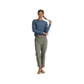 Free Fly Women's Ribbed Bamboo Long Sleeve Top, Pacific Blue, alternate view 2