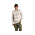 Free Fly Men's Seawool Long Sleeve Flannel Shirt, Ombre Stripe Birch