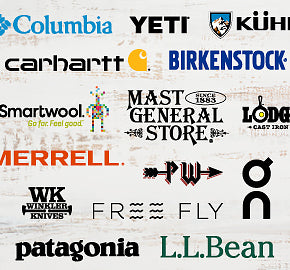 Variety of brands that Mast Store carries