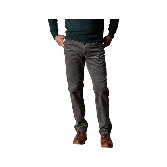 Duck Head Men's Holston Corduroy Five-Pocket Pants, Fossil Gray