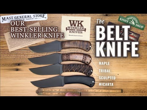 Winkler Knives Belt Knife - Tribal