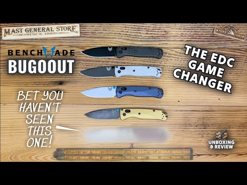 Benchmade Bugout Black S30 Knife Blackout