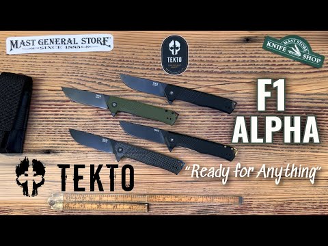 Tekto Knives F1 Alpha G10 Knife