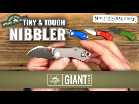 GiantMouse ACE Nibbler Knife - Titanium