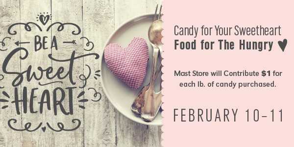 Be a Sweetheart February 10 & 11