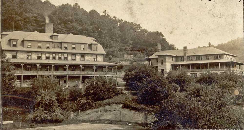 Old photo of the Valle Crucis Conference Center
