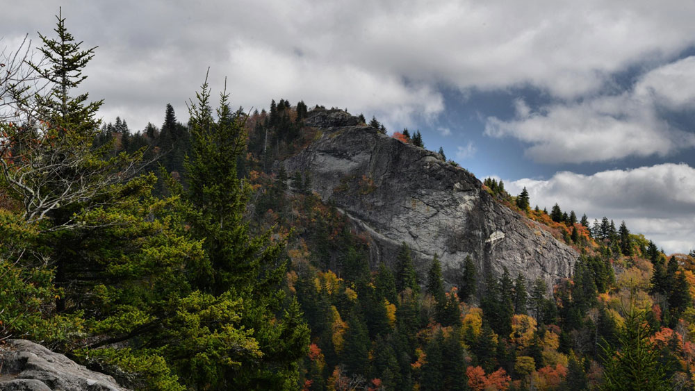 View of Devil's Courthouse, from National Park Service, A. Armstrong photographer