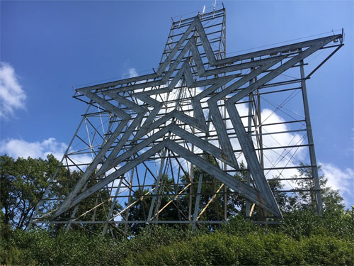 The Mill Mountain Star in Roanoke, VA