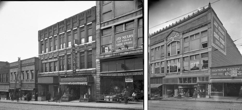 Jay Mears Store along Biltmore Avenue, taken early 1900s