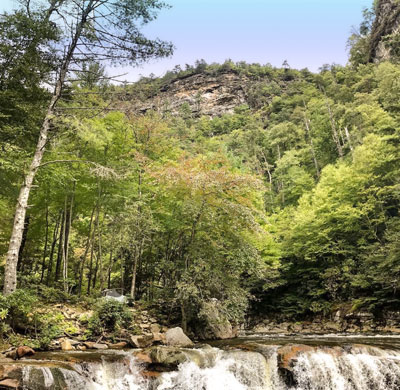 Bynum Bluff Trail, Linville RIver