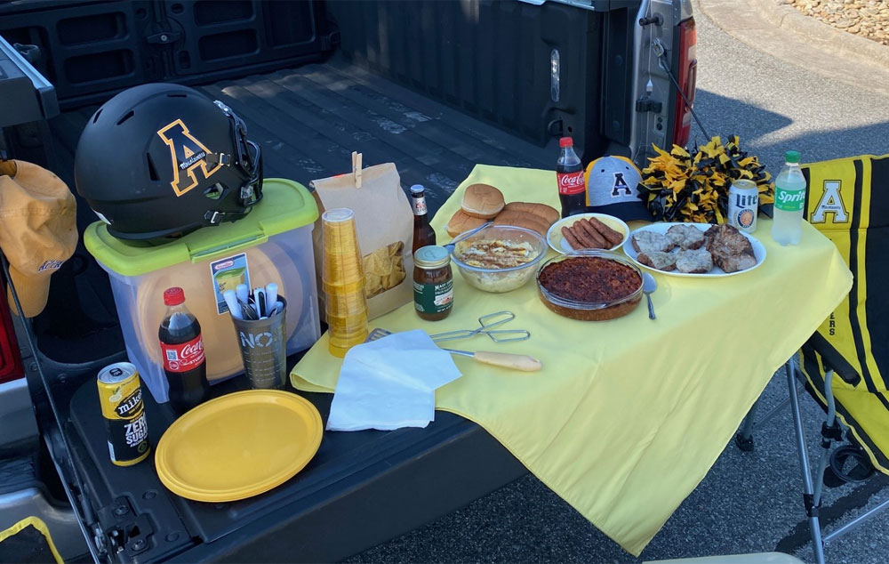 Here's the makings of a tasty tailgate!