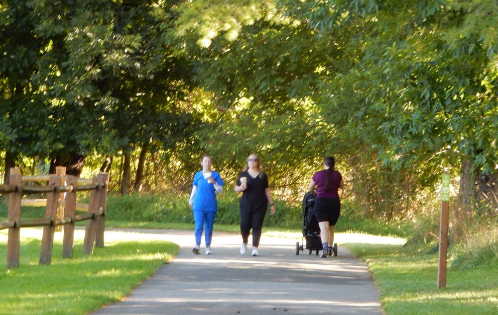 Strolling and rolling on the Boone Greenway