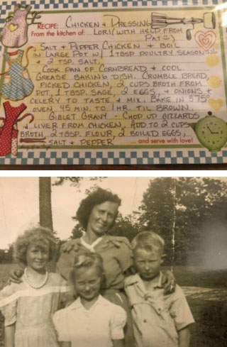 Tim's Family's Chicken & Dressing recipe