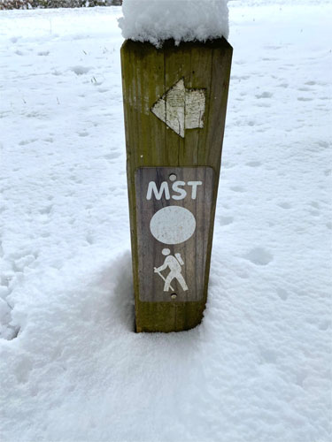 Mountains to Sea Trail in the Winter