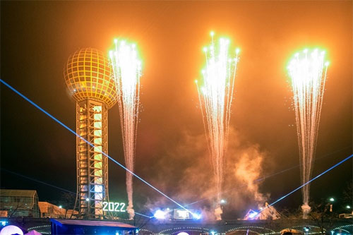 New Year's Eve at the Sunsphere in Knoxville