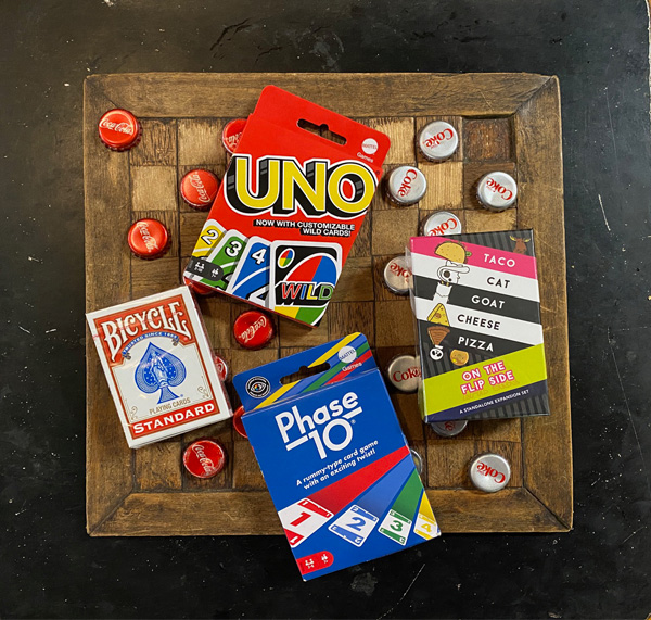 Card games at Mast Store