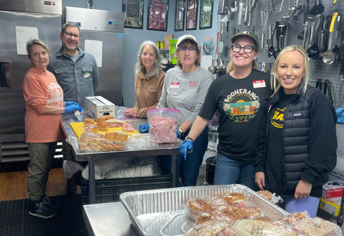 Volunteers at the Hunger & Health Coalition