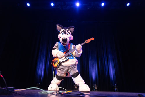 Hutch performing at Boone's Got Talent