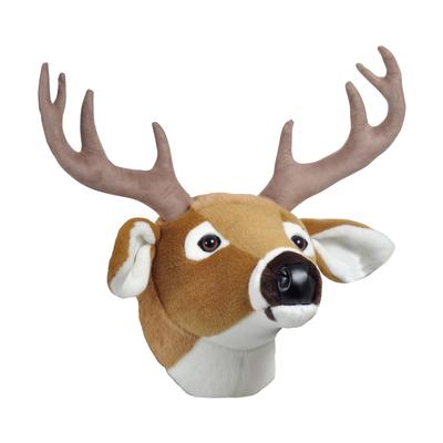 Deer Head Wall Mount Plush Toy