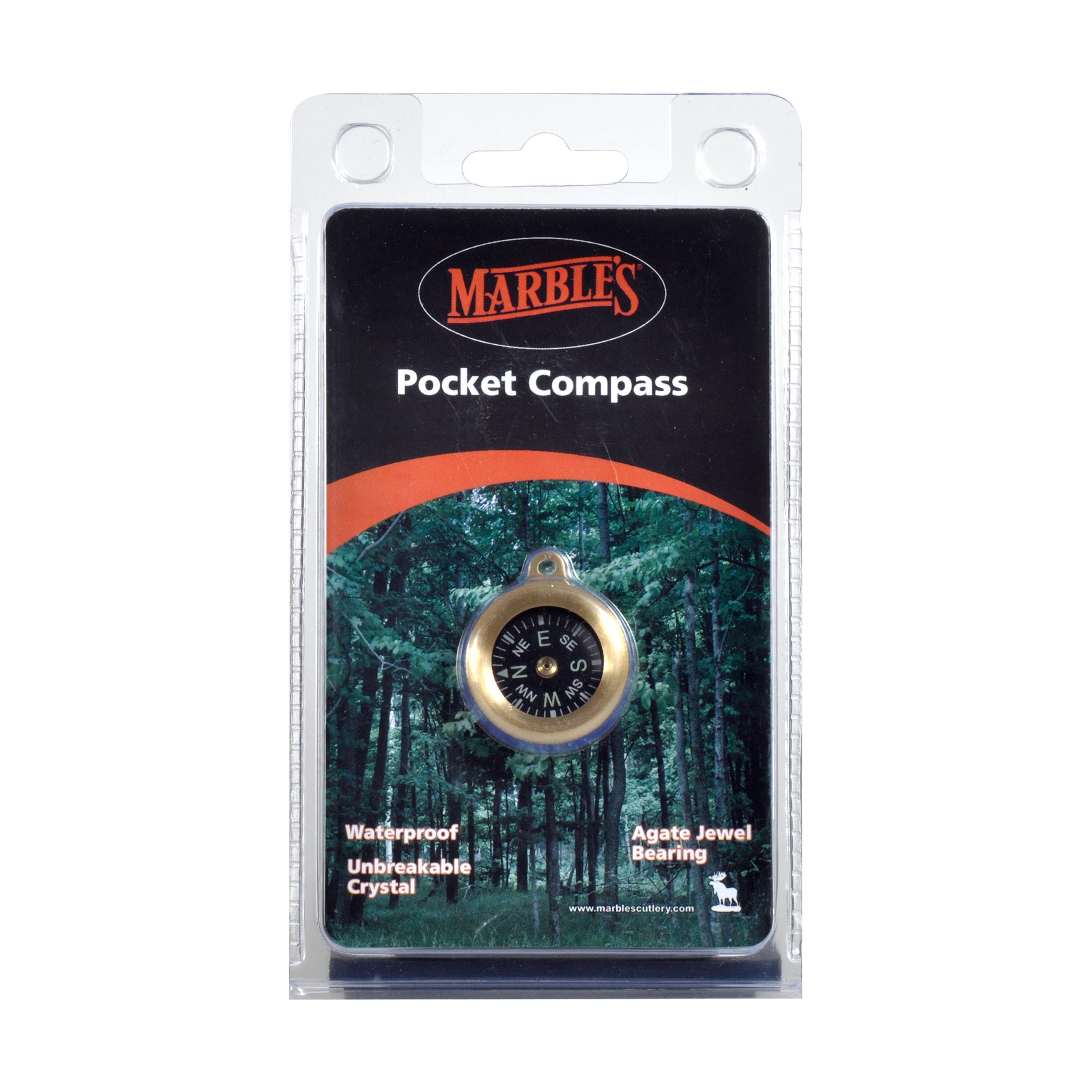 Marbles Pocket Compass. 