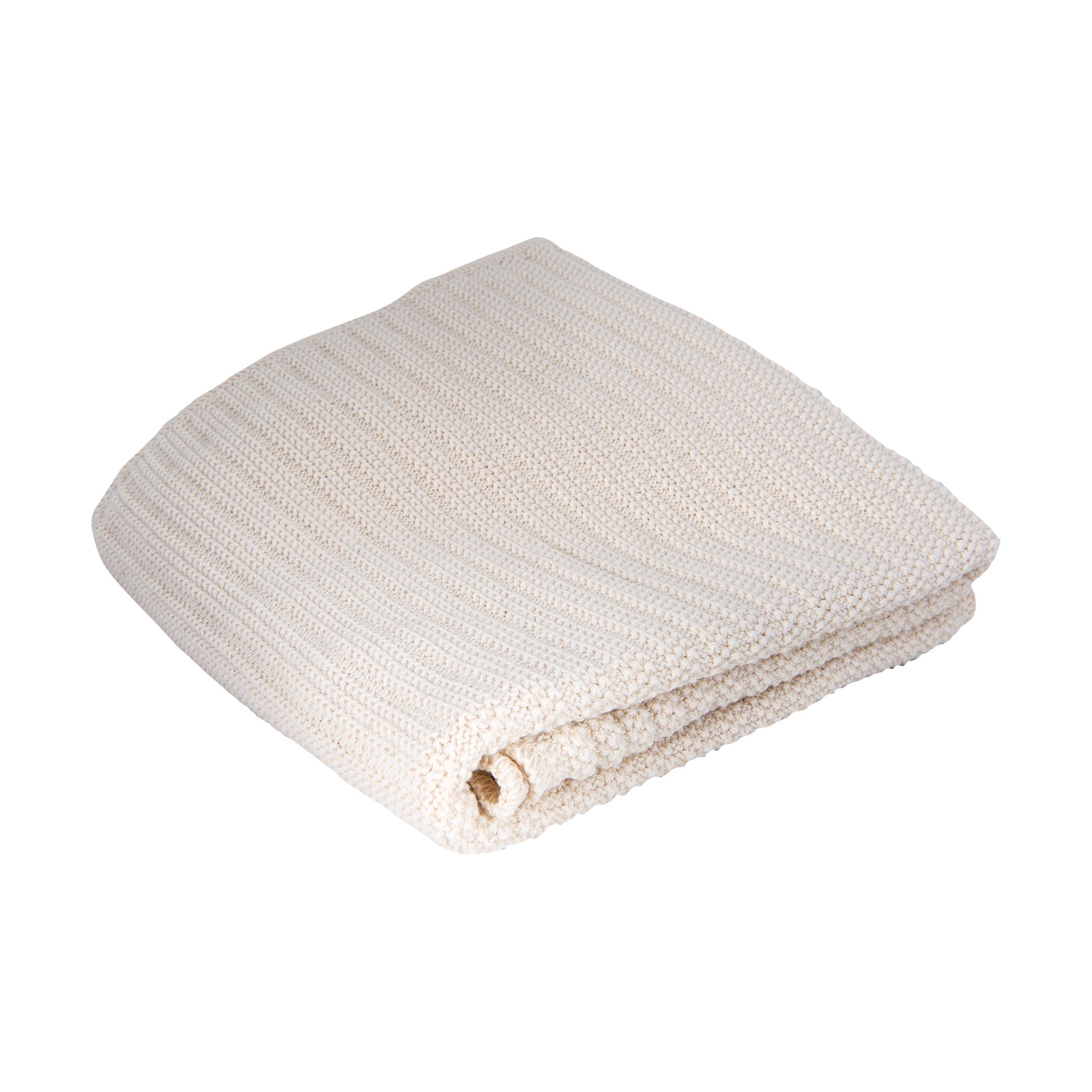 MAST GENERAL STORE Cotton Knit Baby Blanket