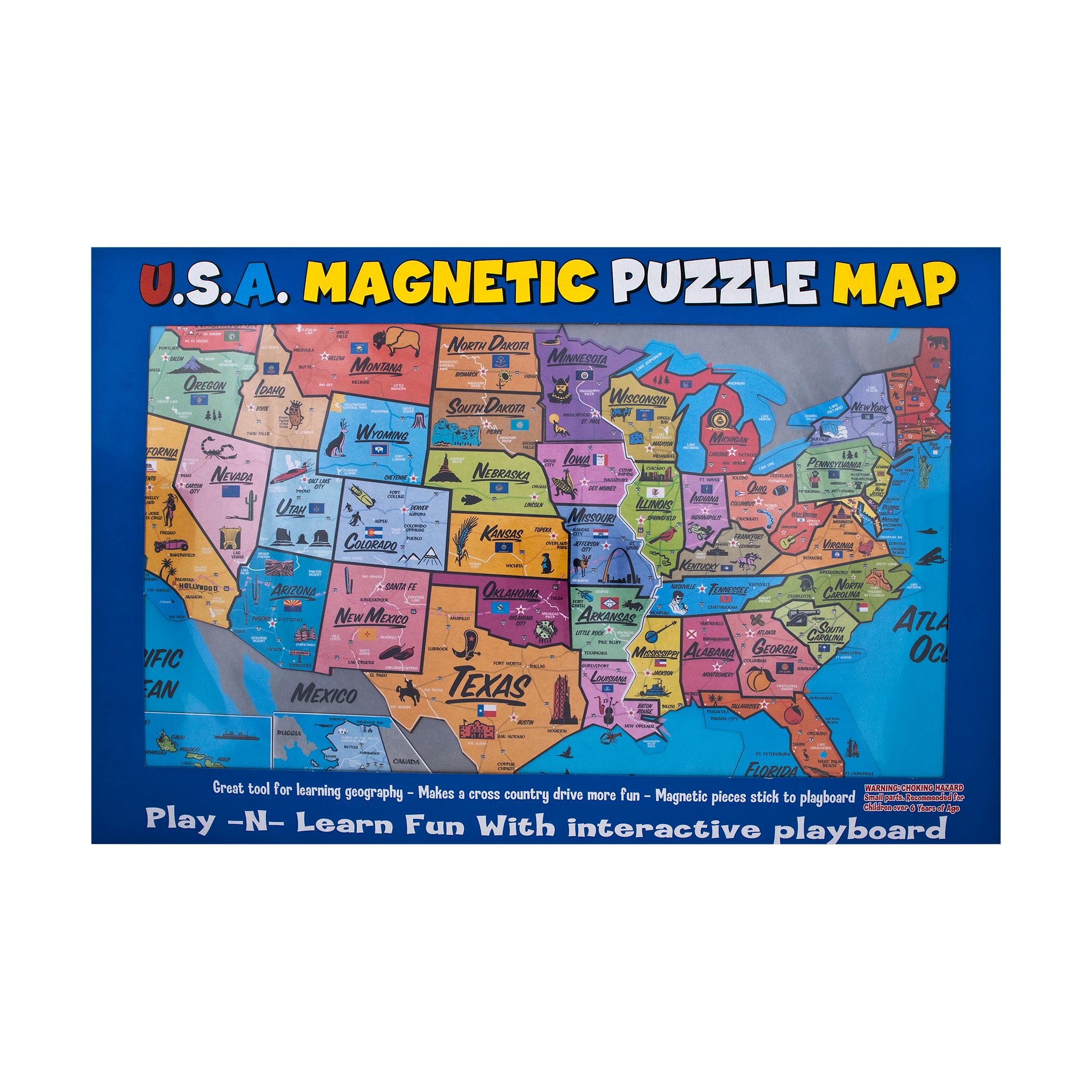 Puzzle Magnetic Usa Map