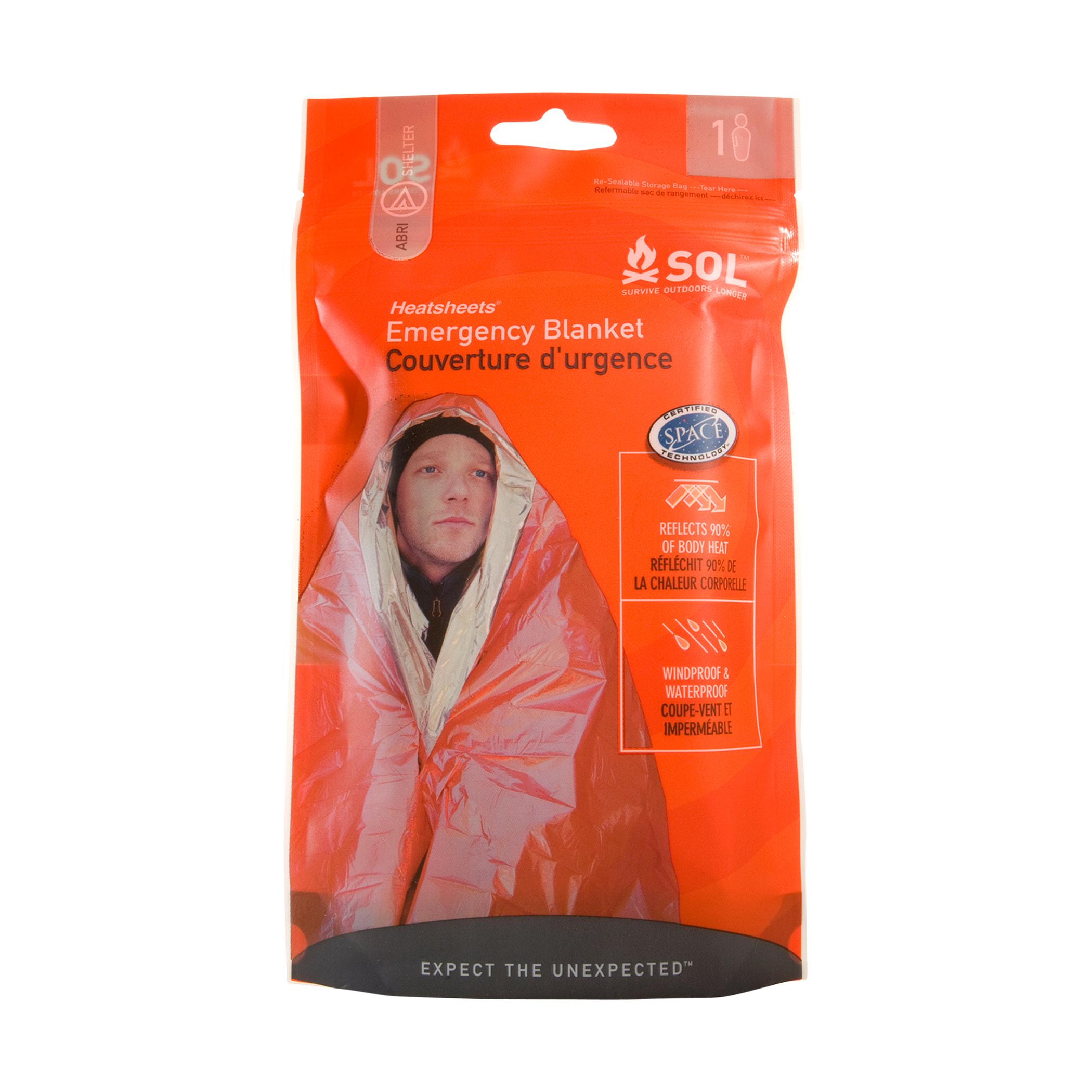 Heat Sheet Emergency Blanket 1 Person